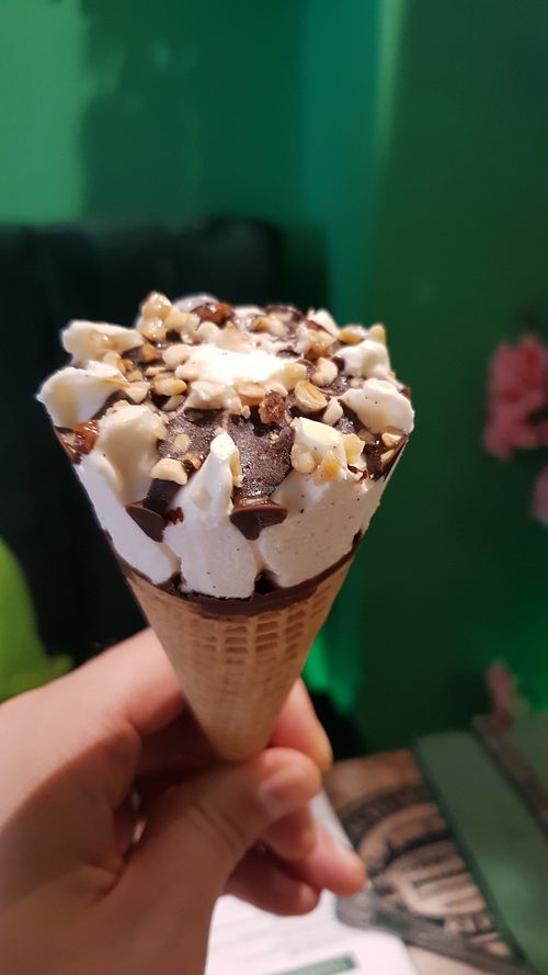 Ice Cream Cornet at Vegan India - Gloucester Rd in Bristol