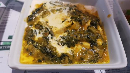 Sag no paneer at Vegan India - Gloucester Rd in Bristol