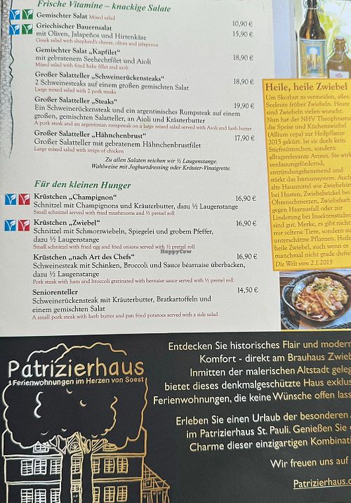   at Brauhaus Zwiebel in Soest