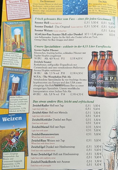   at Brauhaus Zwiebel in Soest