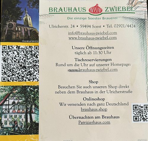   at Brauhaus Zwiebel in Soest