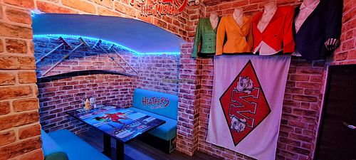 Heathers booth at The Theatre Cafe Diner in London