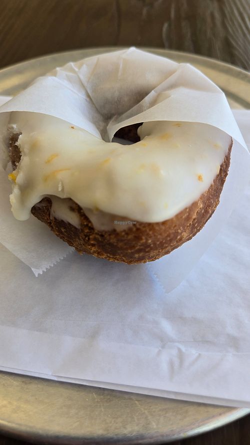 Vegan Lemon Donut at Vio Handcrafted Pastries in Vacaville