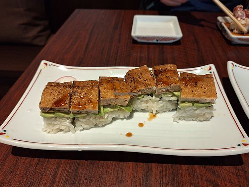 Vegan sushi at Love For All in Kanazawa