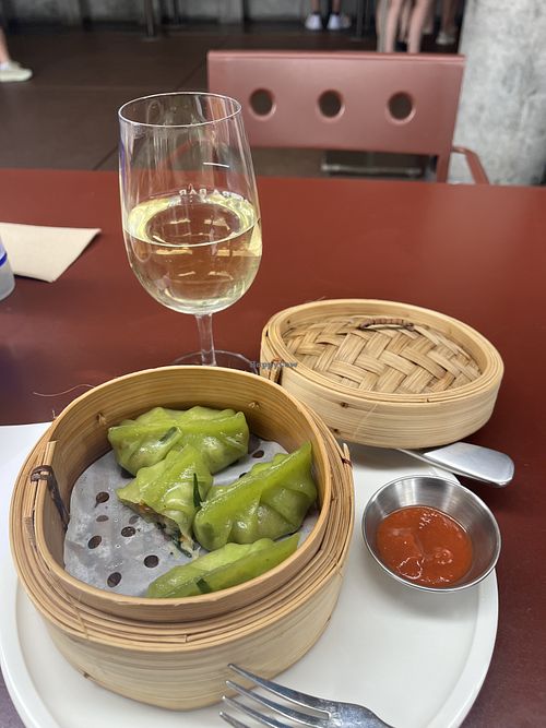 Jade dumplingss  at House Canteen in Sydney