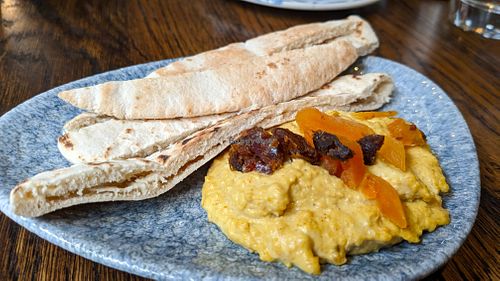 Moroccan houmous at Aspinall Arms in Clitheroe