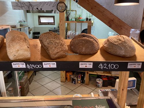 Vegan types of bread  at Banneton in El Chalten