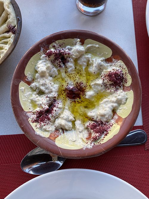 Baba Ghanoush  at Abu Elias Restaurant in Wadi Musa