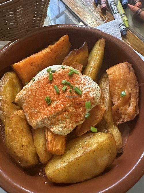 Patatas starter   at La Cereria in Barcelona