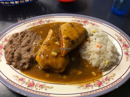 Chimichanga  at Tarascos in Denver