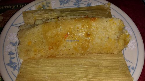 corn tamale at Tarascos in Denver
