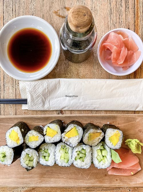 Cucumber and Avocado Maki—50K.  at Siki Poke House in Lembongan