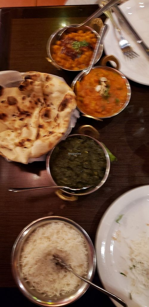 Delicious dinner for two. Note vegetarian. at Gourmet India in San Diego