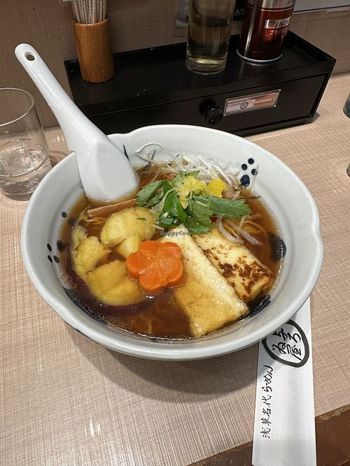   at Yoroiya Ramen in Tokyo
