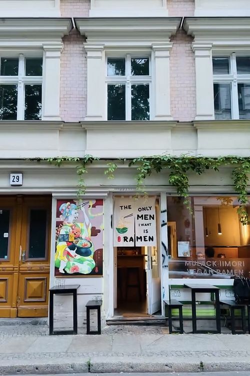 The vegan part of the restaurant   at Limori Ramen  in Berlin