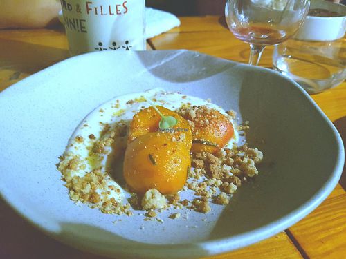 Roasted apricot at La Belle Verte in Toulouse
