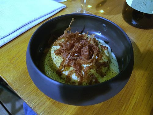 Onion cream at La Belle Verte in Toulouse