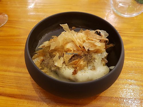 Starter with potatoes at La Belle Verte in Toulouse