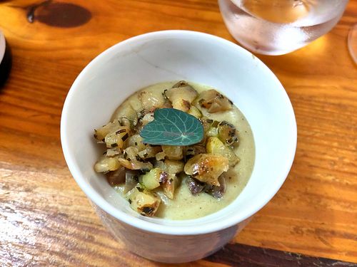 Appetizers at La Belle Verte in Toulouse