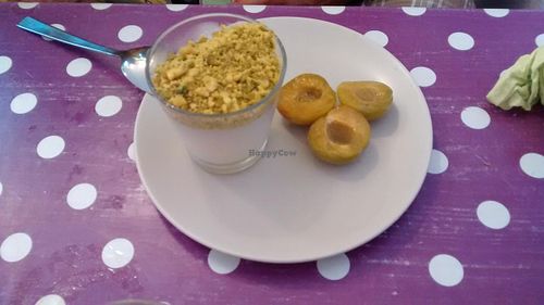 Princesse Leia: pudding with pistachio at La Belle Verte in Toulouse