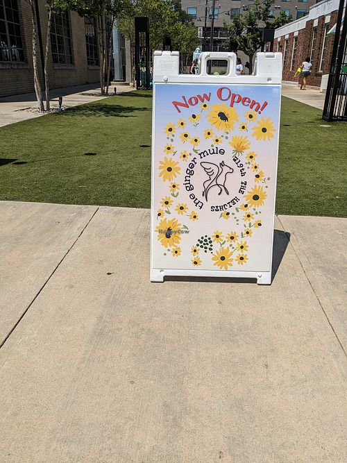 Sidewalk at The Ginger Mule in Houston