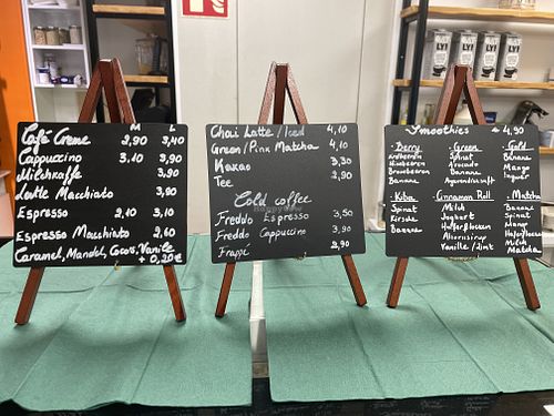 Menu  at MamaVeggie  in Hannover