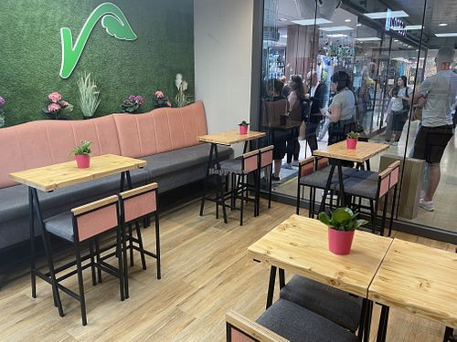 Inside seating area  at MamaVeggie  in Hannover