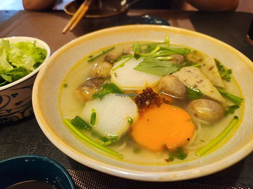 Southern styled noodle hủ tiếu nam vang at Green Inn - Nhà hàng thuần chay in Hanoi