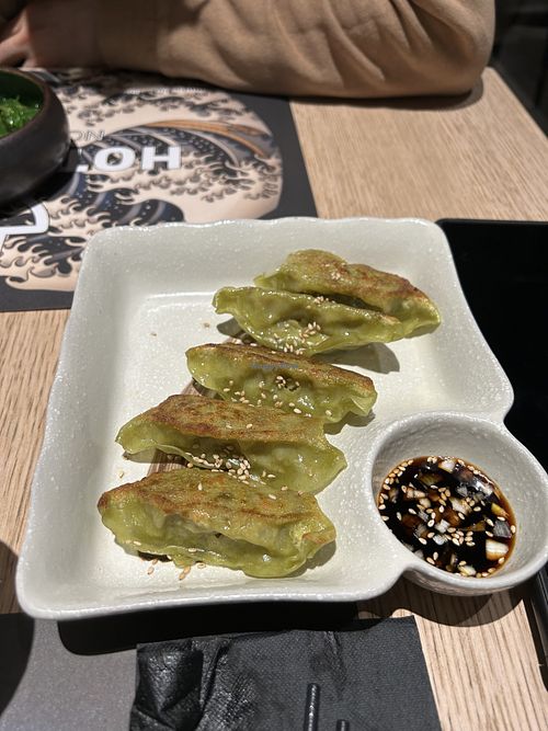 Ravioli vegan alla piastra   at Hot Ramen in Ravenna