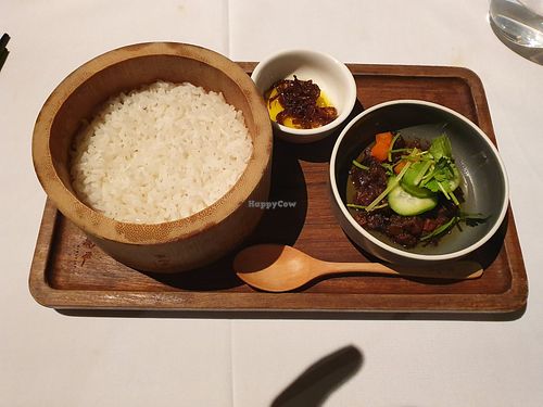 Rice with mushrooms at King's Joy 京兆尹 in Beijing