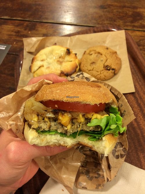 East side burgers vegan :) at East Side Burgers in Paris