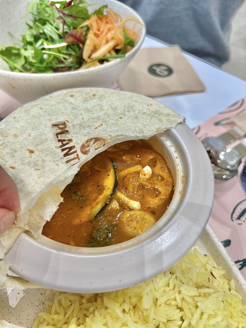 Baked curry soup dish  at Plantude - I'Park Mall Yongsan in Seoul