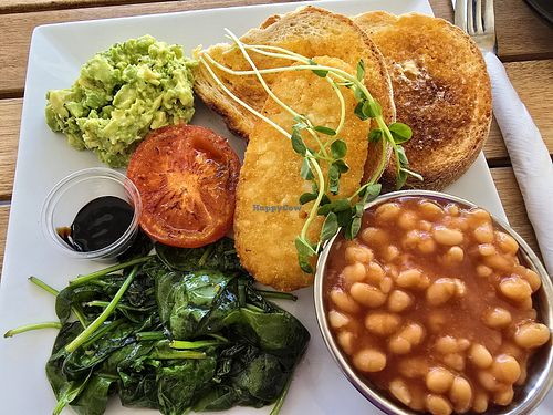 Big vegan brekkie 😋 at Cafe Delizioso in Port Pirie