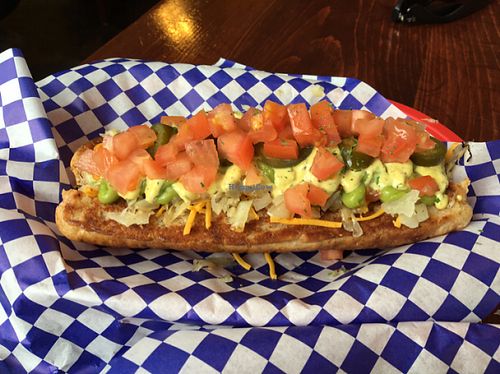 Hot dog lunch  at Dreamy Weenies in New Orleans