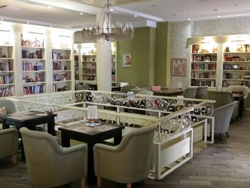 seating at Cafe Imbir - Ginger in Kyiv