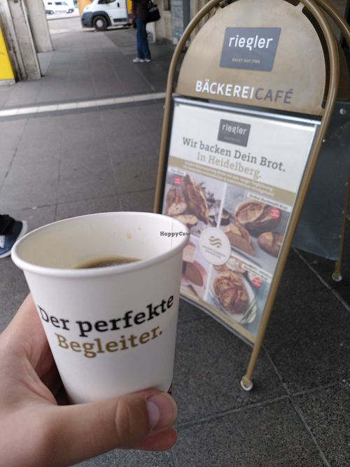 Kaffee, ein perfekter Begleiter 🥰 at Bäckerei Riegler - Heidelberg Hbf in Heidelberg