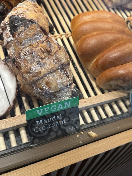 vegan croissant w/ chocolate  at Bäckerei Riegler - Heidelberg Hbf in Heidelberg