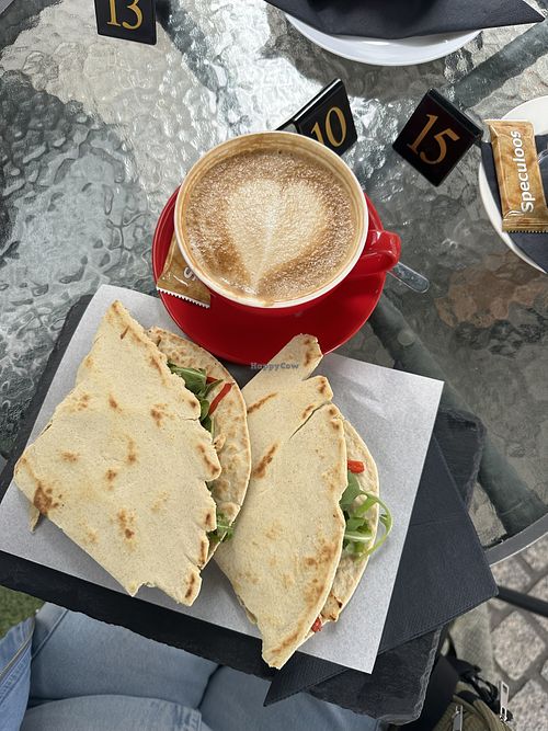 Lovely tofu wrap  at Italian Piadina in Waterford