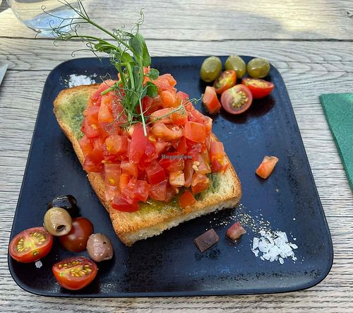 bruschetta at Friðheimar in Selfoss