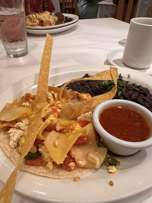 Migas. Absolutely delicious .  at Chocolate Maven Bakery and Cafe in Santa Fe