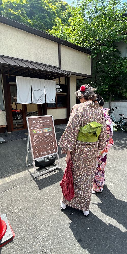   at Musubi Sweets Factory  in Kyoto