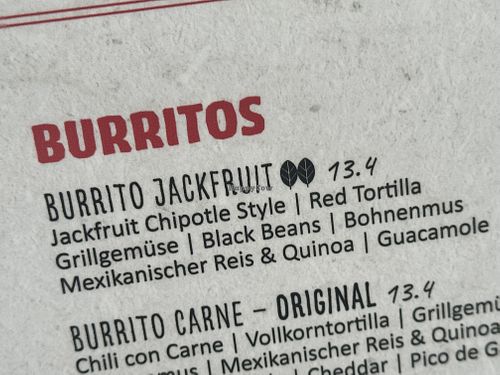 menu  at Enchilada in Minden