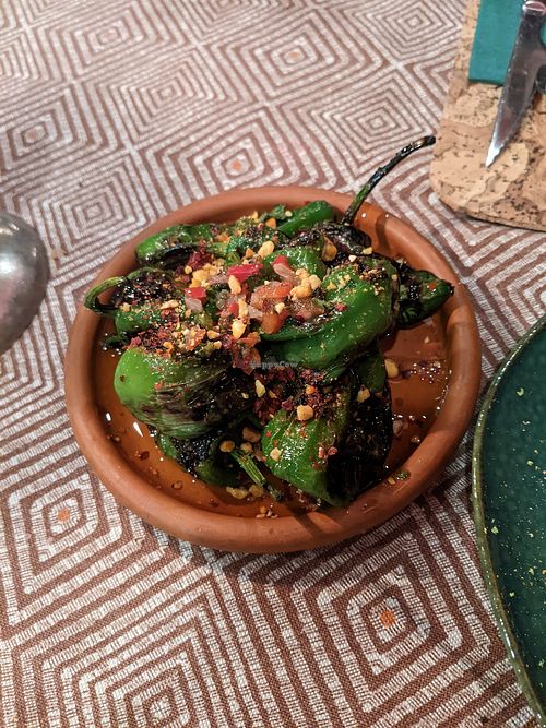 pimientos con chumichurri at Sombrero Latino in Wiesbaden