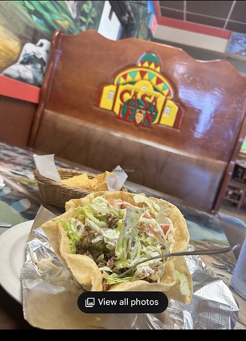 Taco salad!!!  at Casa Leon in Atlantic Beach