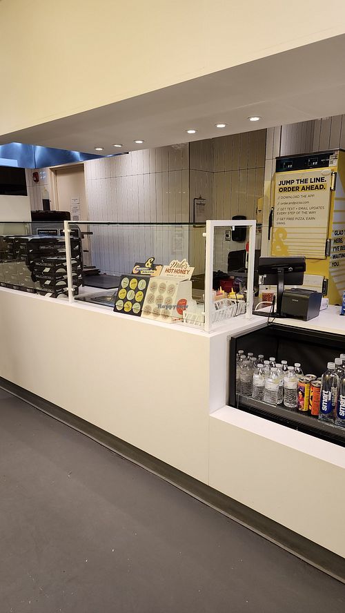 Inside at &pizza - Wall St in New York City