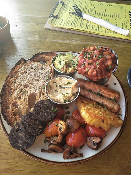 Vegan breakfast at 99 Reasons in Manchester