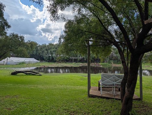 Outdoor seating at CoffeeTalks Cafe in Bloemfontein