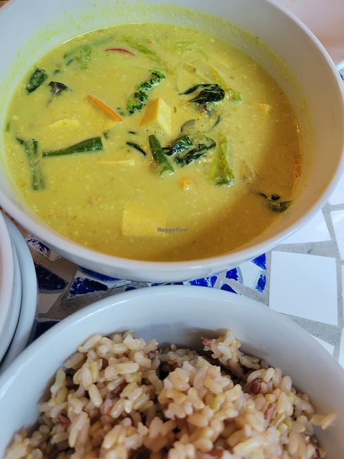 Yellow curry at Chakra  in New York City