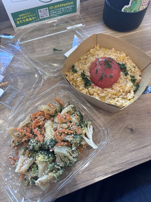 prepared vegan food  at BIO-RAL - KICHIJOJI in Tokyo
