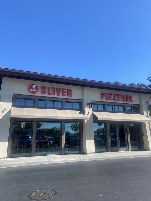 Upon Arrival (in a shopping plaza)  at Sliver Pizzeria - Broadway in Oakland